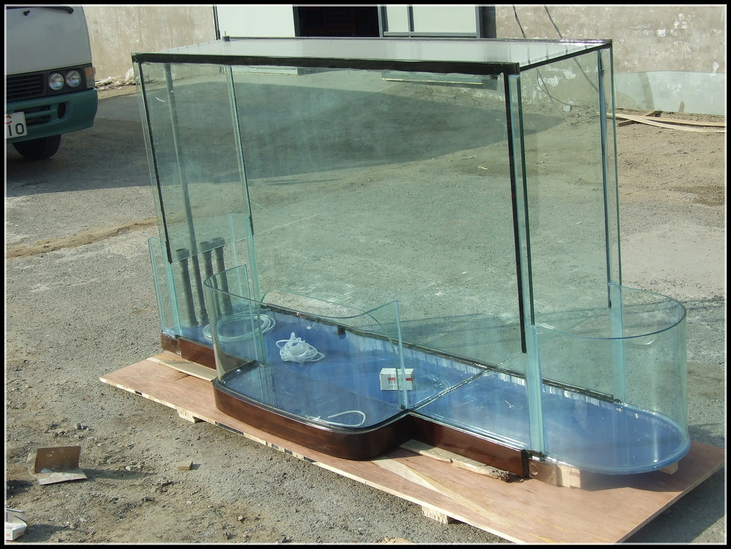神奇负压鱼缸结构 大型造景鱼缸水族箱设计 高端精品极品景观工程