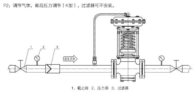 氨气管自力式压力调节阀