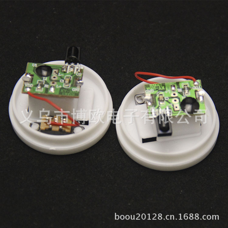 【导电胶电池扣LED电子玩具配件部件线路板】