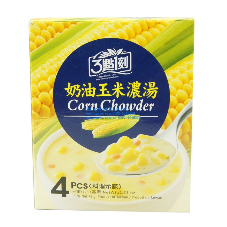 三點(diǎn)一刻臺(tái)灣進(jìn)口食品批發(fā) 3點(diǎn)1刻奶油玉米濃湯 3.15營養(yǎng)早餐72g