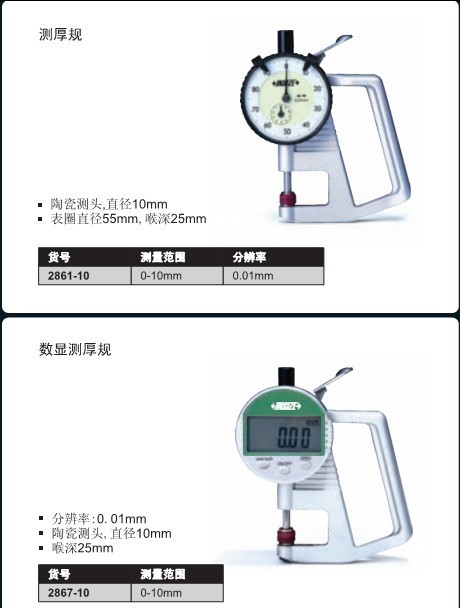 测厚规 2861-10