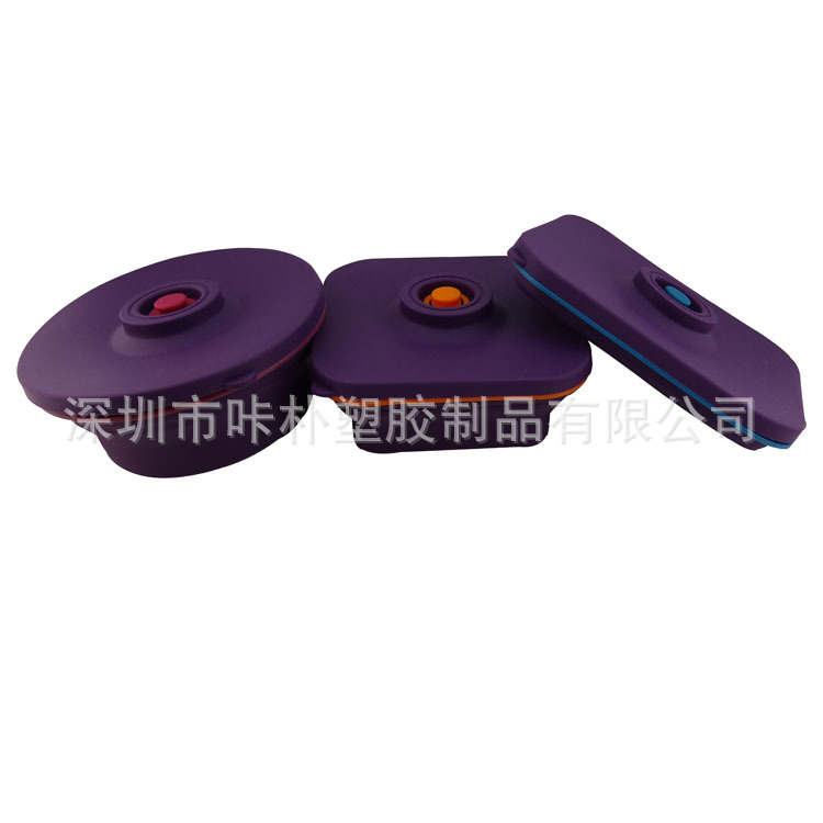 硅胶折叠碗生产厂家 现货批发硅胶饭盒