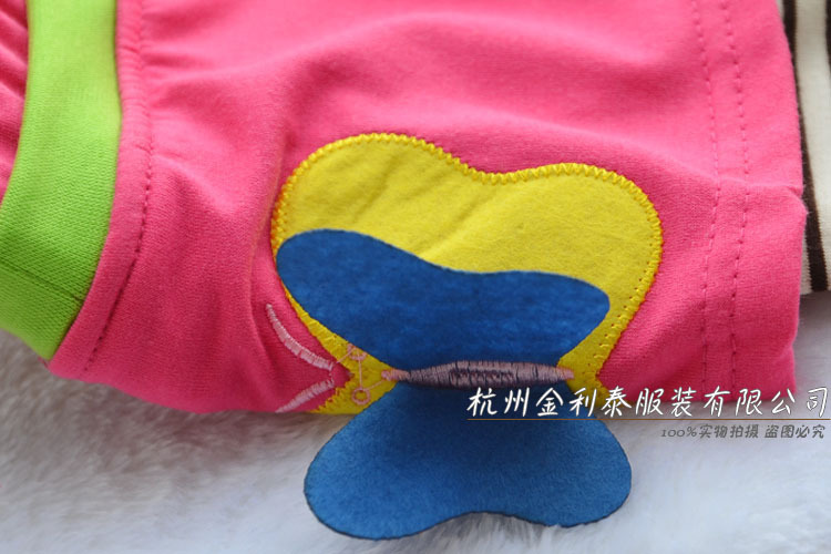 【童装批发 韩版<em>女童</em>休闲<em>短裤</em>长裤 <em>秋款</em>条纹假