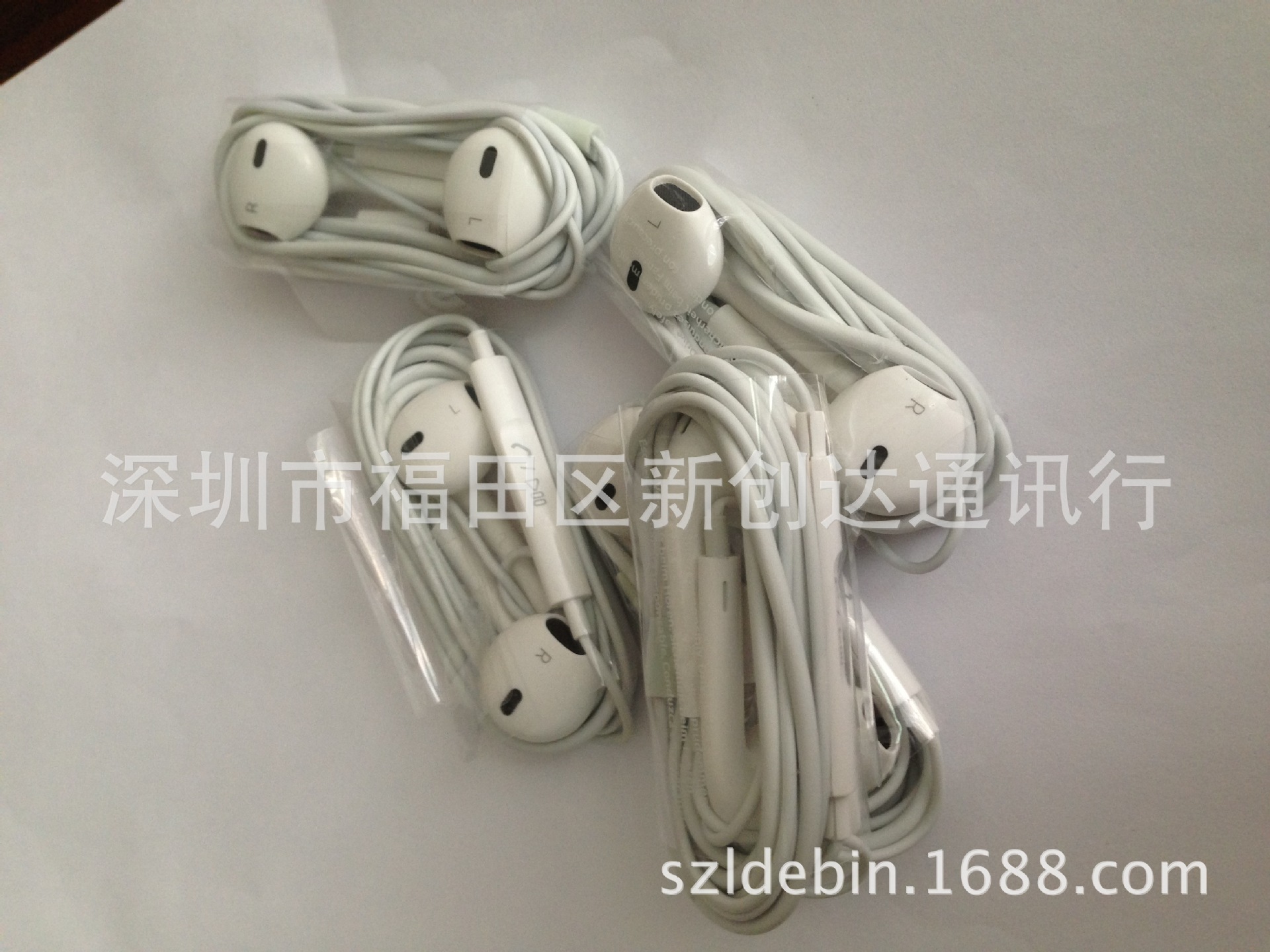 工厂出货 iphone5普通带麦耳机 五代苹果耳机