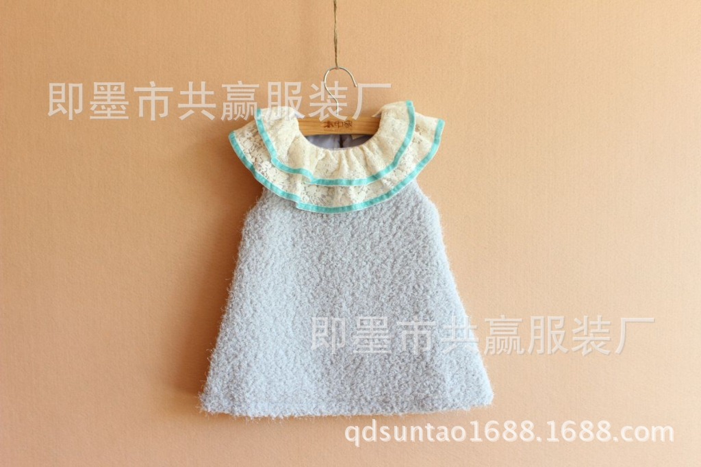 【外贸童装 韩版<em>女童马甲</em>裙2013秋冬款儿童背