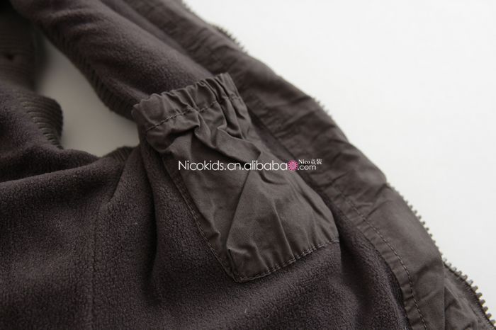 外贸童装 <em>儿童</em>男童纯色无袖高领<em>外套</em> <em>男儿童马</em>