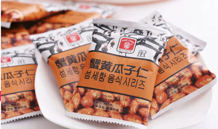 伙拼甘源瓜子仁独立包 10斤5kg 蟹黄蟹香口味新货 整箱