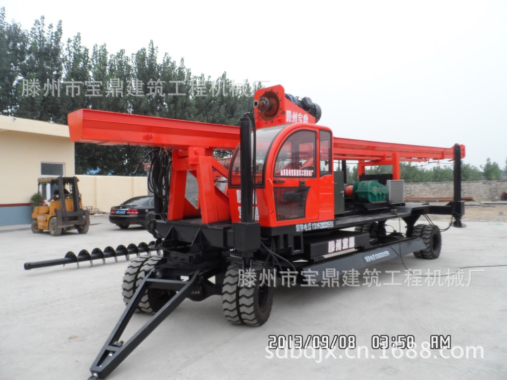 滕州宝鼎轮式步履式打桩机