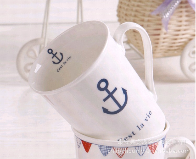 【名艺陶瓷厂家直销ZAKKA陶瓷杯 日杂时尚标