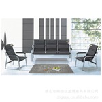 【厂家供应】佛山蓝博办公家� 会客沙发 简约休闲沙� 办公沙发