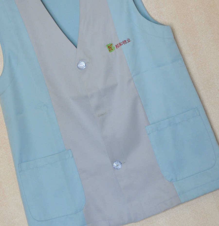 【物业清洁 <em>男士</em>保洁服<em>马甲款</em> 宾馆服务员<em>工作</em>