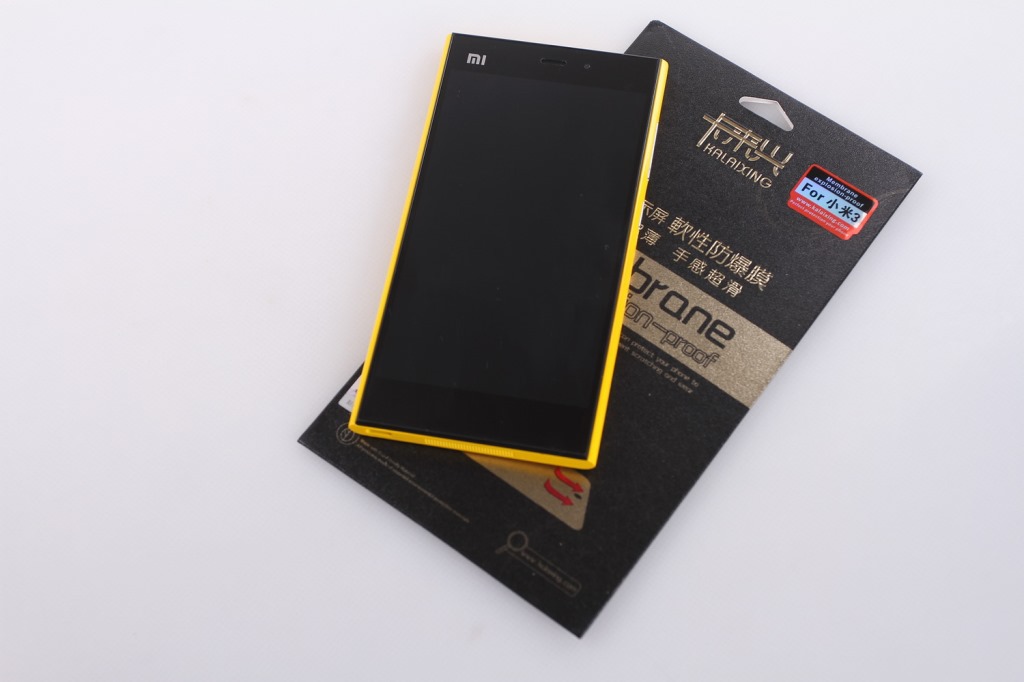 【卡来兴品牌防撞击手机类软性防爆膜小米3防