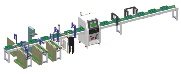 功能:自动化装配和少量人工辅助装配组成高效率自动化装配流水线