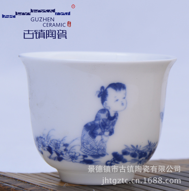 青花吉祥提梁套装750细节2