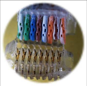 金片刺破效果图