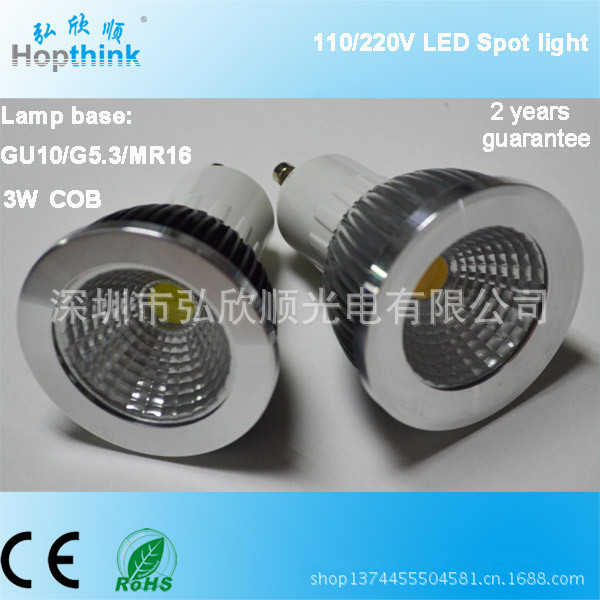 3W spot light 600wb