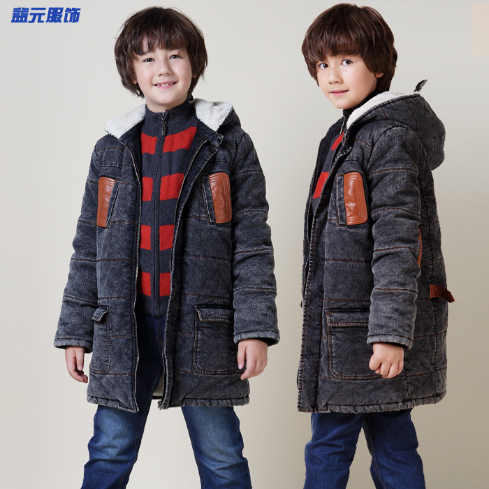 童装 男童<em>冬装</em>2013新款 <em>韩版</em>加绒加厚<em>棉衣</em> <em>男</em>大