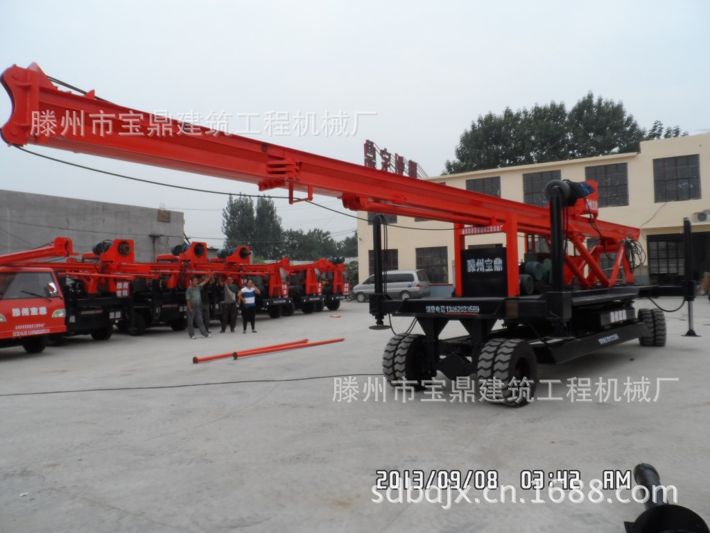 滕州宝鼎轮式步履式打桩机