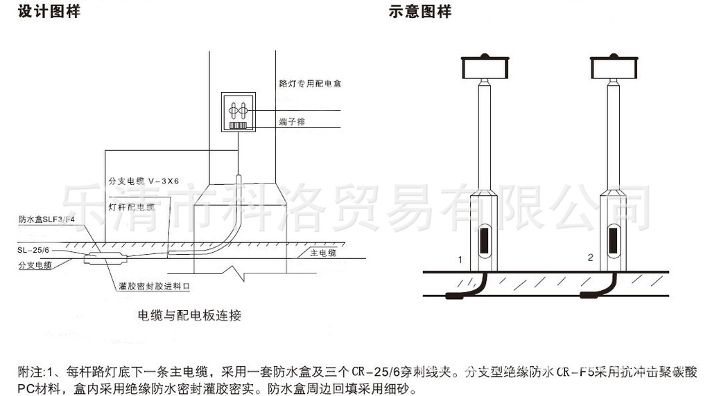 路灯专用配电盒 crdz-4配电盒