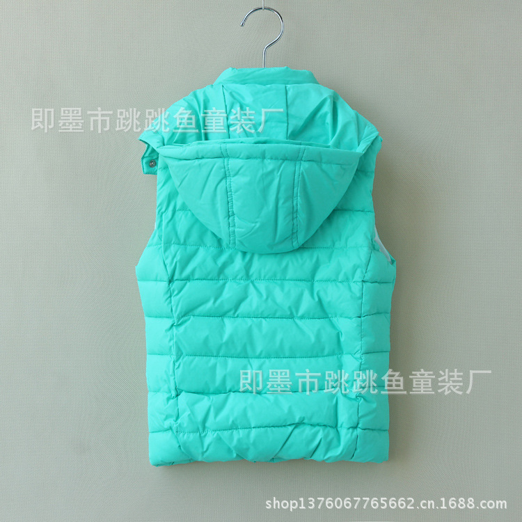 【201秋冬新款 外贸 韩版<em>童装</em> <em>羽绒棉马甲</em> 男女