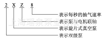 2XZ真空泵型号意义