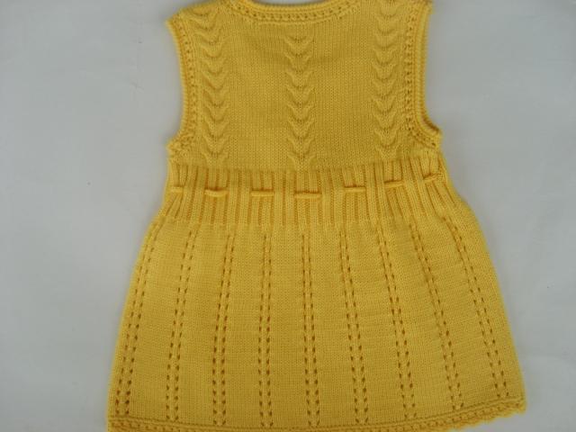 【纯手工<em>毛衣编织</em>童装线衫三利线<em>背心</em>裙衫 巧