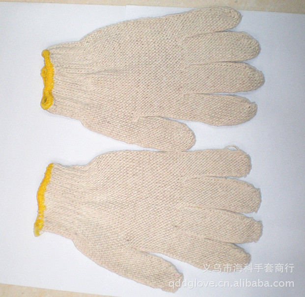 手部防护-厂家直销外贸出口500克本白棉纱手套