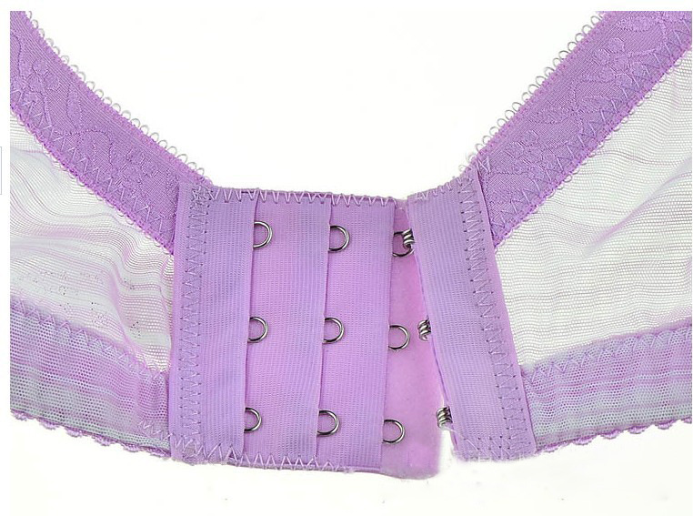 【<em>无棉文胸</em> 988# 女士<em>薄</em>杯胸围 三排扣聚拢型胸