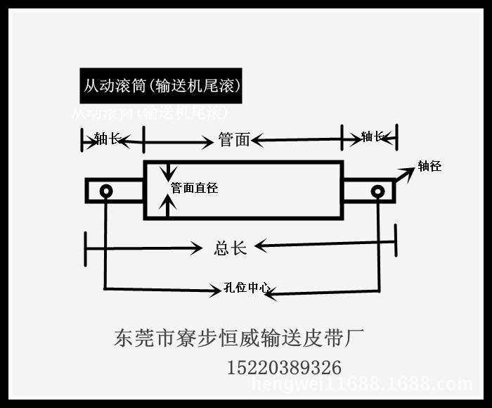 从动滚筒尺寸