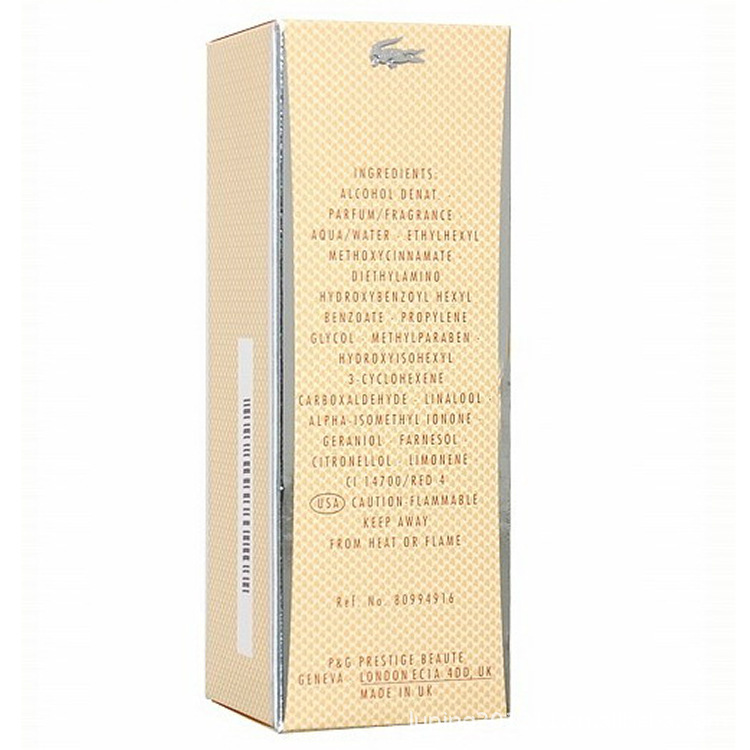 原装进口 <em>Lacoste</em>鳄鱼 时尚<em>女士香水</em> EDP 30m