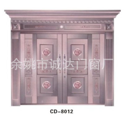 厂家直销CD-8012供应豪华不锈钢门----金属门 楼寓门