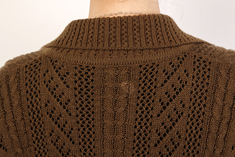 【新款<em>女式</em>毛衣 <em>中老年</em>女装 薄款<em>镂空开衫女式</em>