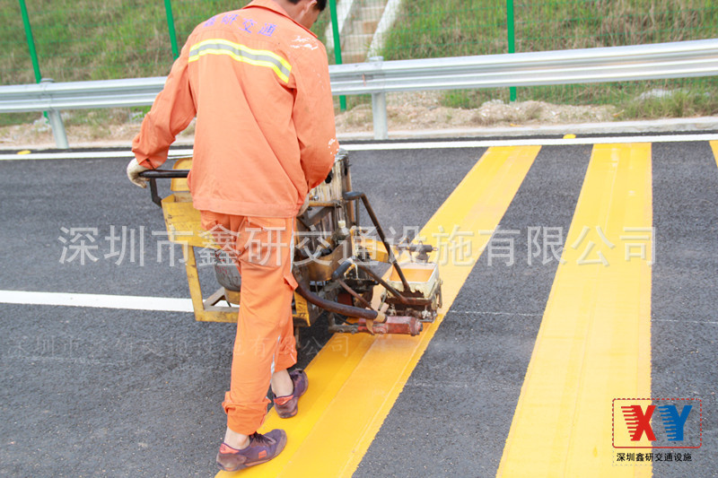 承接道路划线施工 标志标线施工