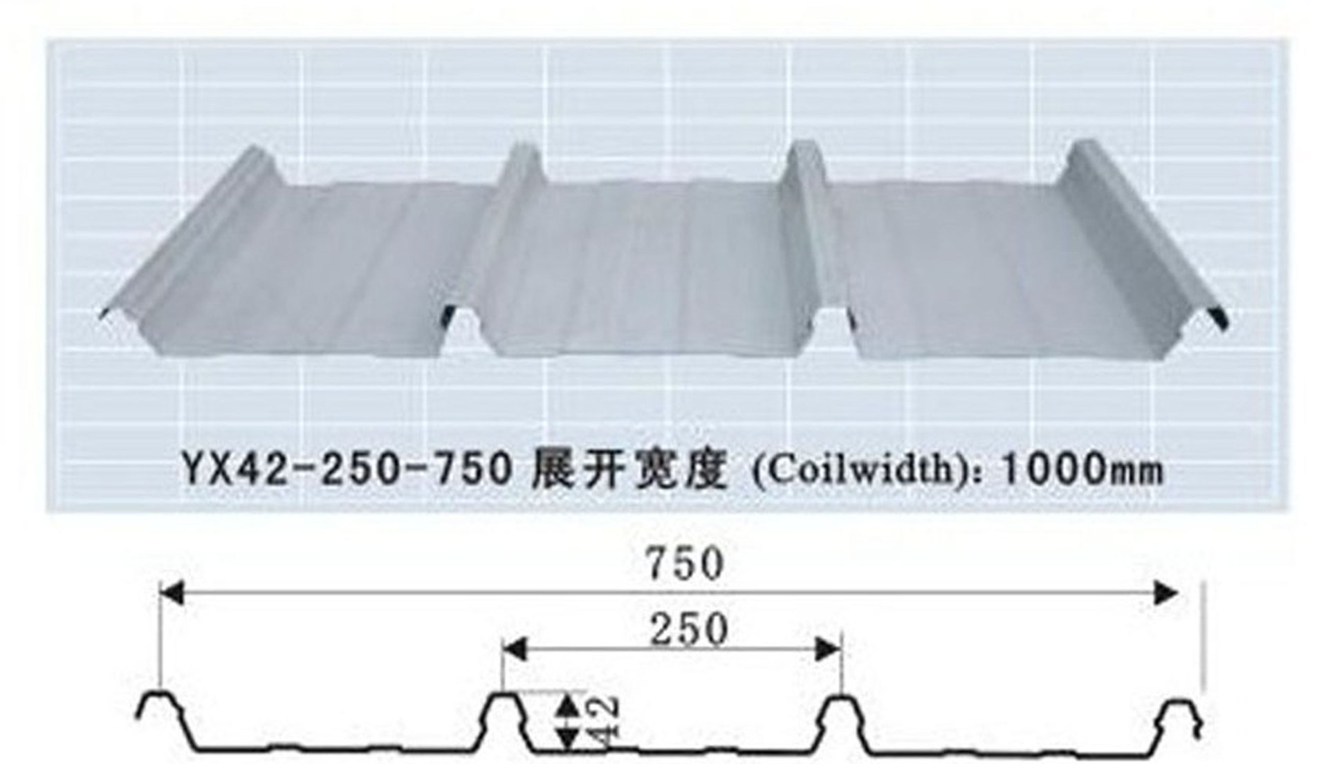 屋面板YX42-250-750