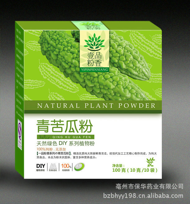 冲调苦瓜-一品粉香盒装v苦瓜饮品粉消脂瘦身防静电母料图片