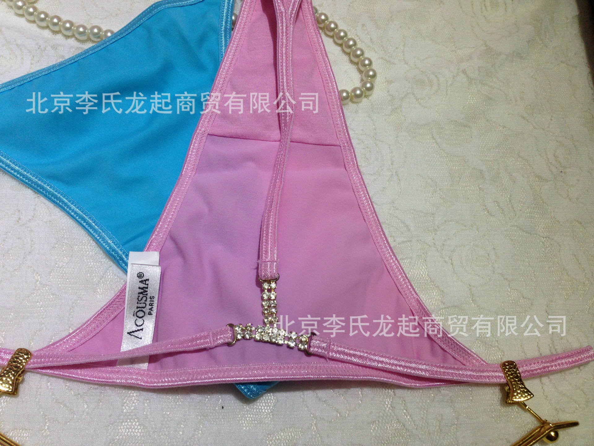 【<em>外贸尾单</em>甩批 性感丁字<em>内裤</em> 超闪钻饰细带女