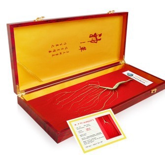 东北吉林长白山人参礼盒批发,山参礼盒,野山参礼盒带证书