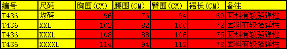 T436 尺寸