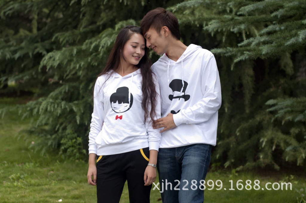 【【顶端工艺】中高档品牌情侣装批发 秋季新