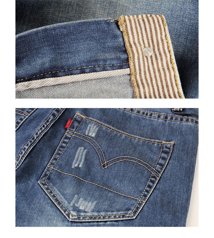 夏季新款<em>牛仔裤</em>男裤 牛仔<em>短裤</em>五分<em>裤潮牌</em>李牛