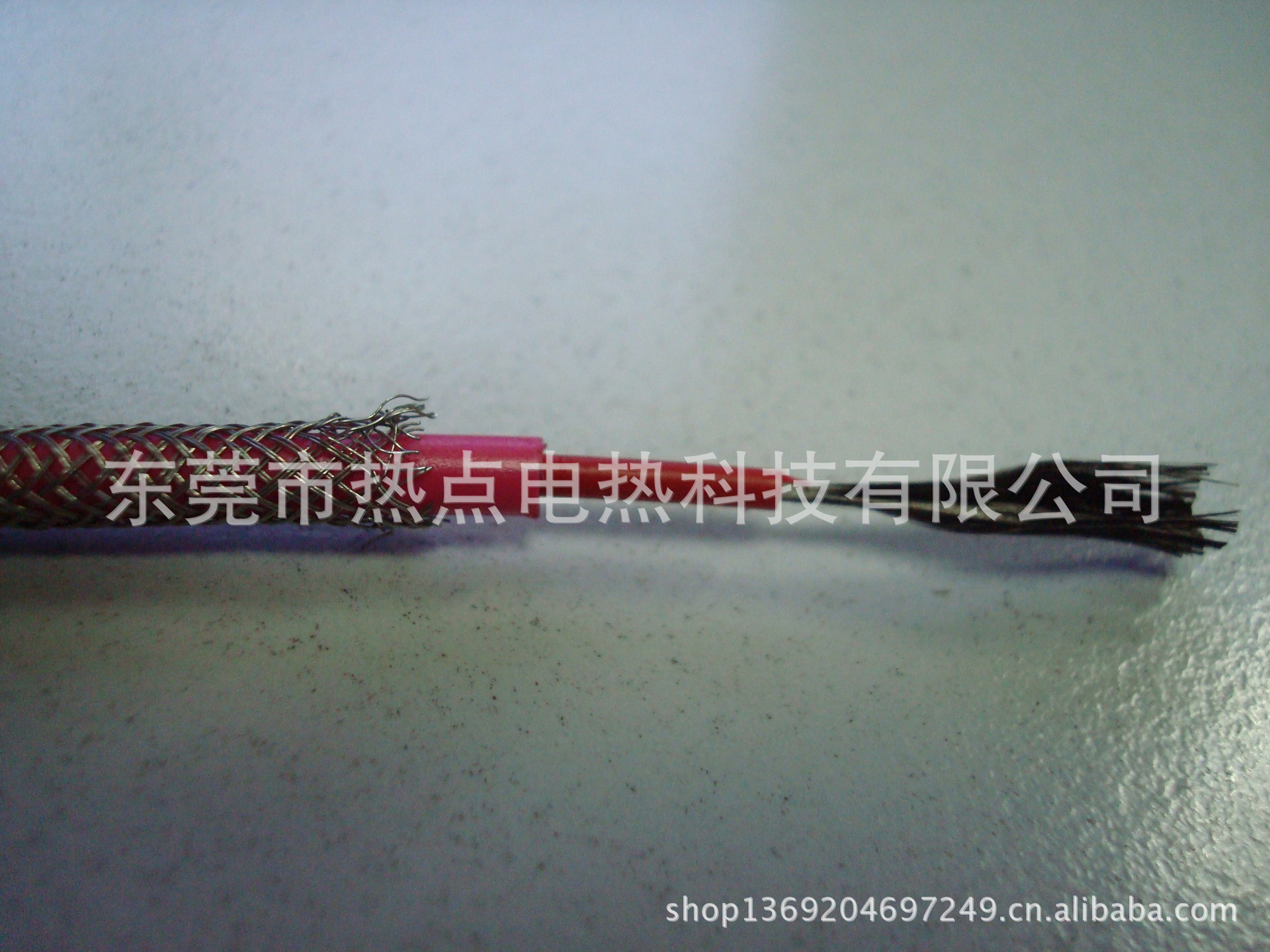 铜网编织双层铁弗龙碳纤维发热线