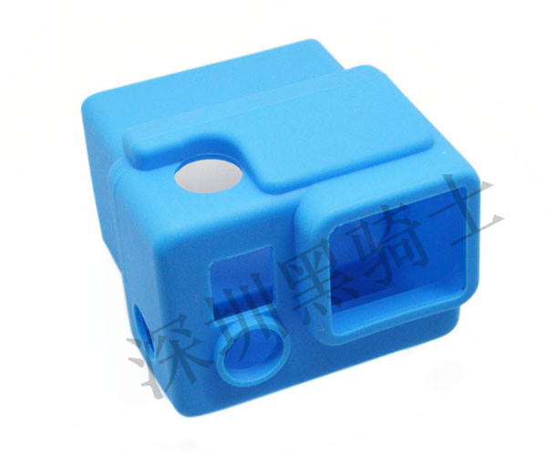 GP98 GoPro配件 Hero3+硅胶套 保护套 黑蓝绿