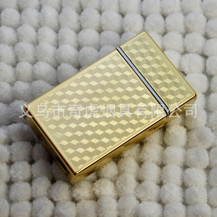 金属翻盖车标环保电子点烟器