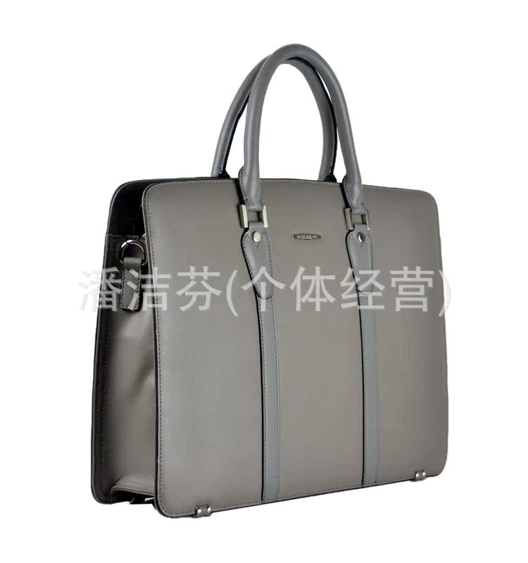 广州批发男士公文包手提 头层真皮男包 男士休