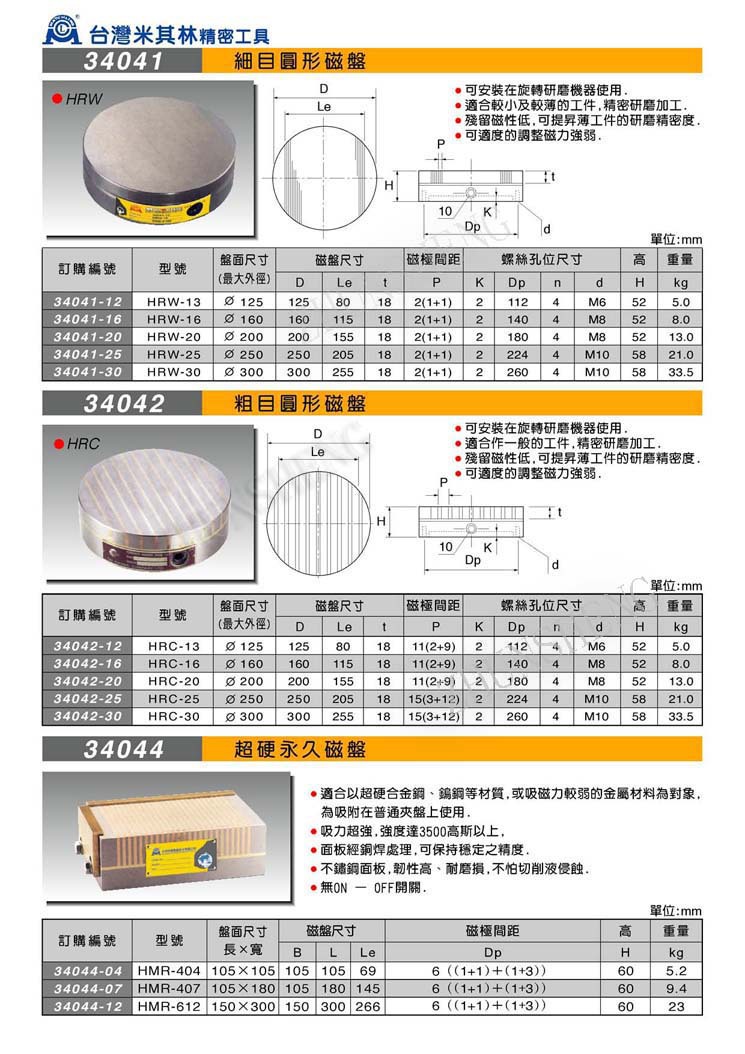 34041-34044圆形超硬磁盘图片