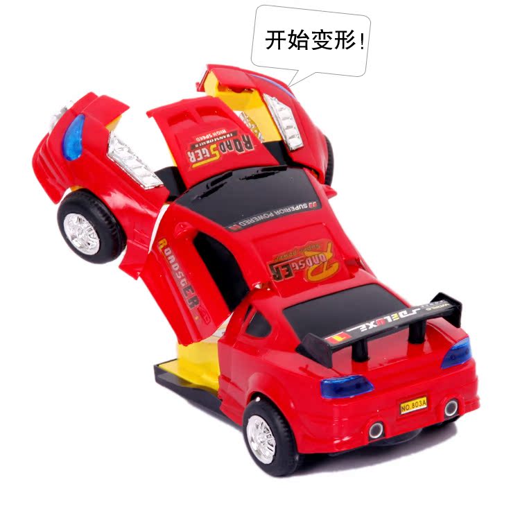 【电动万向变形金刚 变形机器人 变形车玩具 男