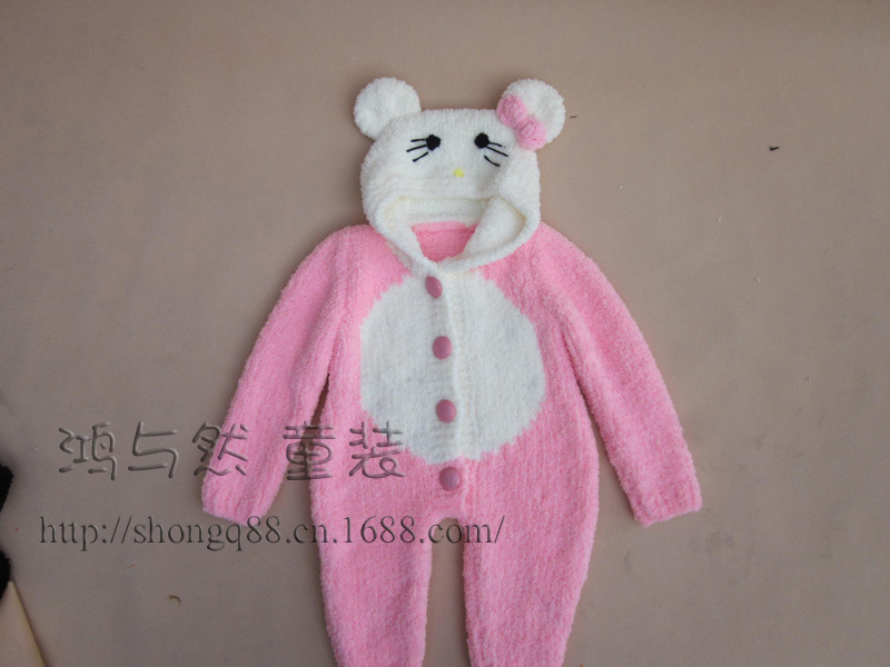 童<em>毛衣</em>-2014春装秋装珊瑚绒<em>宝宝连体</em>外套 <em>手工</em>