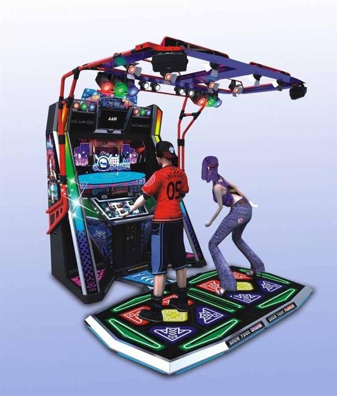 电玩设备-电玩体感投币游戏 跳舞机 舞王争霸