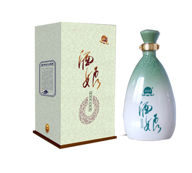 特色礼品河南特产,西峡石龙堰,新型养生黄酒,酒娘