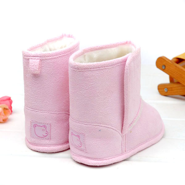 批发采购童鞋、婴儿鞋-秋冬新款女宝宝麂皮雪